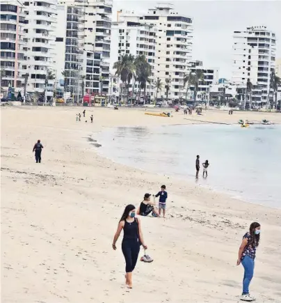  ?? ARCHIVO ?? kEn Salinas se cerrarán las playas el 31 de diciembre y 1 de enero. Además se prohíbe la quema de monigotes en esos espacios.