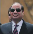  ??  ?? Egypt’s Abdel Fattah El Sisi wants an internatio­nal solution