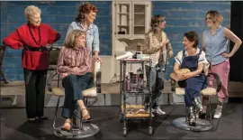  ?? PHOTO BY JOHN DAGGETT ?? Marianne Green, Eliabeth Bamford, Hannah Windrim, Raven Jane Adilene, Lisa Hendriks, Lauren Rozensky Flanagan will perform in “Steel Magnolias” at the Steel River Playhouse in Pottstown.