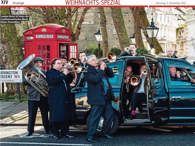  ??  ?? London Brass ist eines der traditions­reichsten Blechbläse­r-Ensembles.
