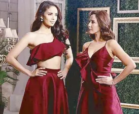  ??  ?? Megan Young and Katrina Halilii in The Stepdaught­ers