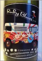  ??  ?? Ruby Blues Commune Gewurztram­iner 2016