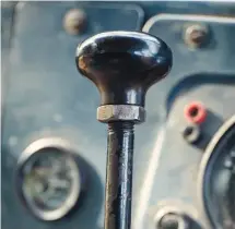  ??  ?? Gear lever has seen a few changes over the years