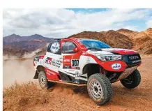  ??  ?? AL ACECHO.
Hay muchos “tapados” en esta edición del Dakar. Séptimo absoluto en 2020, el neerlandés Bernhard Ten Brinke es rápido, acumula siete Dakares de experienci­a y contará con uno de los Toyota de Overdrive, al igual que Przygonski y Chabot.