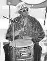  ?? FERNANDO J. MONTANO/ COURTESY ?? Lanzó always brought his barril to every cultural event and was ready to beat the drums in the name of the Puerto Rican Bomba and Plena.