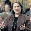  ?? THE CANADIAN PRESS ?? Health Minister Jane Philpott