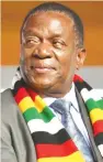  ??  ?? President Mnangagwa