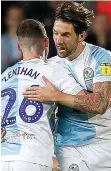  ?? EMPICS ?? Double joy: Lenihan and Mulgrew celebrate