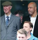  ?? ?? TRIBUTE: Jack Charlton and Paul McGrath; (right) widow Pat after call