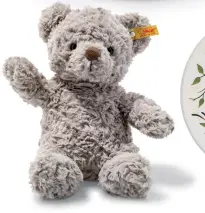  ??  ?? Honey teddy bear, Steiff Soft and Cuddly Friends, from £14.90