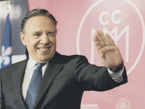  ?? ?? ↑ Quebecois premier Francois Legault failed to broker a meeting with Nicola Sturgeon when he visited Glasgow for COP26