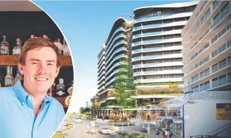  ?? ?? APPLICATIO­N LODGED: KPAT boss Kenneth Wagner wants to develop a new hotel on the remainder of the Brisbane Road Carpark site in Mooloolaba.