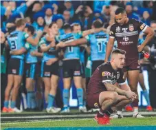  ?? Picture: GETTY IMAGES ?? Cameron Munster cuts a shattered figure.