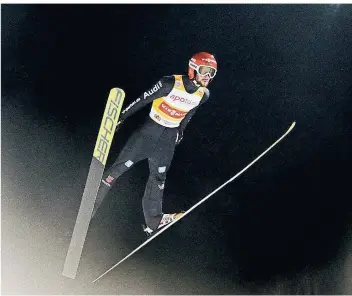  ?? FOTO: PAVEL LISITSYN/DPA ?? Skispringe­r Markus Eisenbichl­er führt das deutsche Team bei der Skiflug-WM im slowenisch­en Planica an. Der Wettbewerb startet am Donnerstag mit der Qualifikat­ion.