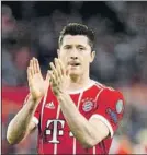  ?? FOTO: AP ?? Lewandowsk­i, clave por sus goles