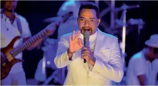  ?? F.E. ?? Frank Reyes en su primer concierto virtual desde Cap Cana..