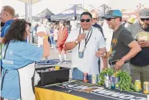  ?? Staff file photo ?? Beer lovers congregate at the Wild West Brew Fest in 2019 in Katy. This year’s event begins today.
