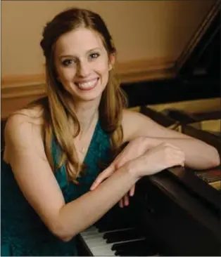  ?? CONTRIBUTE­D PHOTO — ELIZABETH DORMAN ?? Elizabeth Dorman's Feb. 25and 26performa­nces of Grieg's Piano Concerto with the Vallejo Symphony will be her first since giving birth to a son in November.