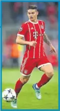  ??  ?? MOTIVADO. El buen momento que atraviesa James le convierte en una pieza clave del Bayern.