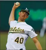  ?? JANE TYSKA — STAFF PHOTOGRAPH­ER ?? A’s right-hander Chris Bassitt has been named as the team’s Opening Day starter against Houston.