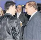  ?? FOTO: PEP MORATA ?? Messi y Bilardo, en 2012