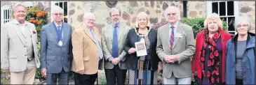  ??  ?? ■ A Charnwood Heritage Plaque has been unveiled to commemorat­e local historian Lord Macaulay of Rothley. Pictured, left to right: :Lez Cope-Newman, plaques panel member and freeman of the borough, Percy Hartshorn, Rothley Parish Council chairman, Peter Lewis, chairman of plaques panel, Dr Robert Knight, historian, Mayor of Charnwood Coun Brenda Seaton, Terry Sheppard, chairman of Rothley Heritage Trust, Coun Hilary Fryer, plaques panel member, Dr Jill Vincent, plaques panel member