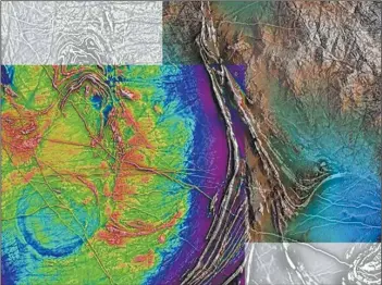  ??  ?? Data from the Geological Survey of WA “Yalgoo” airborne survey, flown in 2015.