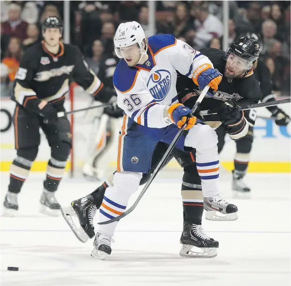  ?? — GETTY IMAGES FILES ?? The Canucks hope Philip Larsen’s right-side shot will be a boost to the power play this upcoming season.