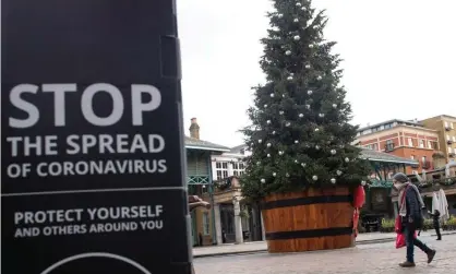  ?? Photograph: Dominic Lipinski/PA ?? ‘When we are denied the option to do something such as meeting up at Christmas, it can make that option more attractive.’ Covent Garden, London.