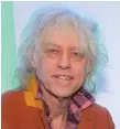  ??  ?? Sinn Féin row: Bob Geldof