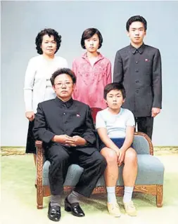  ?? GETTY IMAGES GETTY IMAGES FILE PHOTO ?? North Korean leader Kim Jong Il, bottom left, with his first-born son Kim Jong Nam in this 1981 family photo.