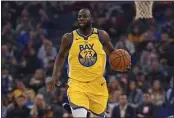  ?? JOSE CARLOS FAJARDO — BAY AREA NEWS GROUP, FILE ?? The Warriors’ Draymond Green, above against the Pistons on Jan. 4, will be held out of Saturday’s preseason opener.