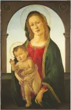  ??  ?? The painter of Virgin and Child with Pomegranat­e will be unveiled tonight