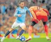  ?? REUTERS ?? Bernardo Silva (left) scored in the 67th minute but Manchester City ▪ went down 21 against Lyon on Wednesday.