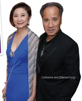  ??  ?? Catherine and Edward Fung
