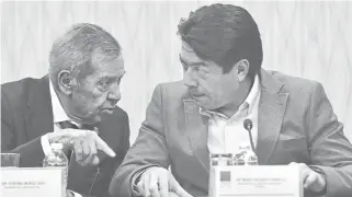  ?? /LAURA LOVERA ?? Los diputados
Porfirio Muñoz Ledo y Mario Delgado