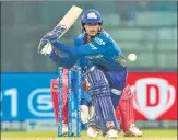  ?? BCCI/IPL ?? Quinton de Kock’s unbeaten 70 off 50 balls guided Mumbai Indians to their third victory in six matches.