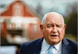  ?? STEPHEN B. MORTON/ AP 2021 ?? Sonny Perdue, a former twoterm governor and U. S. secretary of agricultur­e under Donald Trump, is a powerful force in Georgia GOP politics.