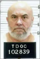  ?? AP FILE ?? This undated file photo released by the Tennessee Department of Correction­s shows death row inmate Edmund Zagorski in Tennessee. Tennessee electrocut­ed Zagorski in an electric chair built by a self-taught execution expert who is no longer welcome in the prison system.