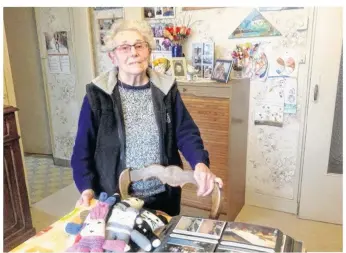  ??  ?? Geneviève Jean, 91 ans, est encore bénévole !