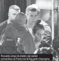  ??  ?? Ronaldo shijoi të dielën një darkë romantike në Paris me të fejuarën Georgina