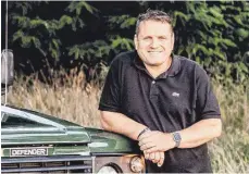  ?? FOTO: PRIVAT ?? Michael Schmidt ist Spezialist für historisch­e britische Fahrzeuge.