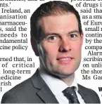  ?? ?? warning: Padraic O’Brien of Medicines for Ireland