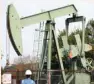  ??  ?? An oil pump jack of Canadian group Vermilion Energy is pictured in Parentis-en-born, France. — Reuters