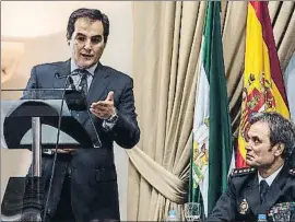  ?? JORGE ZAPATA / EFE ?? El secretari d’Estat de Seguretat, José Antonio Nieto