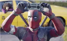  ?? Twentieth Century Fox via AP photos ?? Ryan Reynolds in a scene from “Deadpool 2”