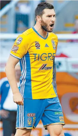  ?? FOTO: IMAGO7 ?? André-Pierre Gignac, en el juego de la Final