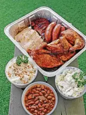  ??  ?? County Line’s barbecue kit to-go costs $79.99.