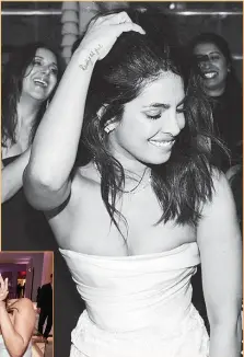  ??  ?? PRIYANKA Chopra enjoyed festivitie­s with family and friends at her recent bridal shower, including some laughs with mom, Madhu Chopra, below.