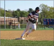  ?? ED MORLOCK/MEDIANEWS GROUP ?? Jesse Jaconski rounds third base after hitting a three-run home run.